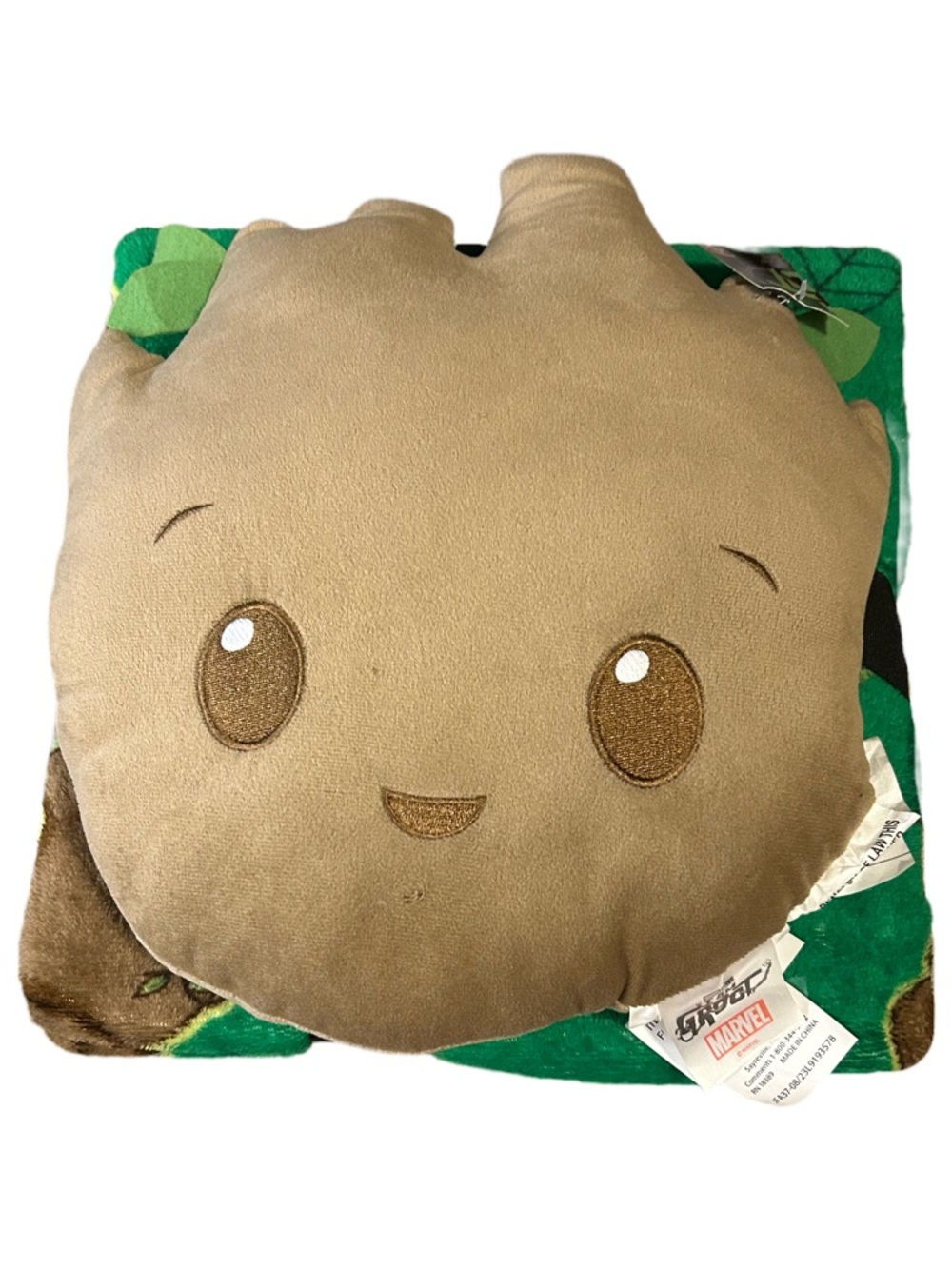 Groot Plush Pillow and Blanket